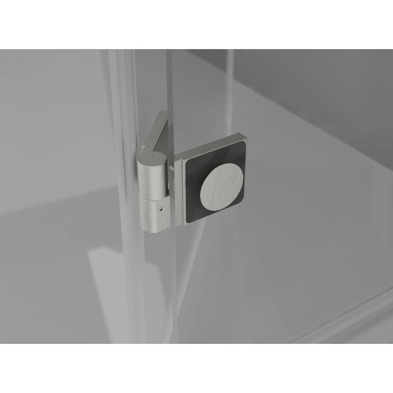Mexen Mist-H Duo hinged shower cabin 70 x 70 cm, transparent, chrome - 8A5-070L-070P-01-00
