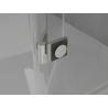 Mexen Mist-H Duo hinged shower cabin 70 x 70 cm, transparent, chrome - 8A5-070L-070P-01-00