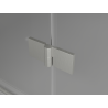 Mexen Mist-H Duo hinged shower cabin 70 x 70 cm, transparent, chrome - 8A5-070L-070P-01-00