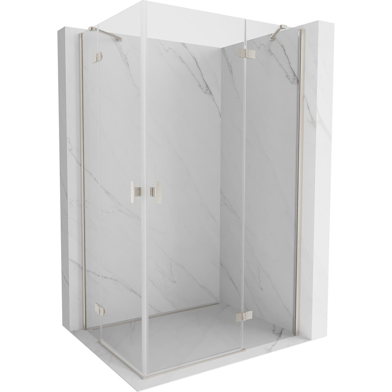 Mexen Mist-H Duo hinged shower cabin 70 x 70 cm, transparent, chrome - 8A5-070L-070P-01-00