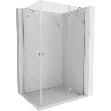 Mexen Mist-H Duo hinged shower cabin 70 x 70 cm, transparent, chrome - 8A5-070L-070P-01-00