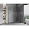 Mexen Mist-H Duo hinged shower cabin 70 x 70 cm, transparent, chrome - 8A5-070L-070P-01-00