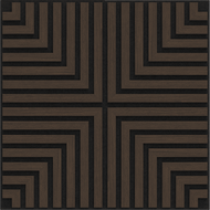 Mexen Linea 02 acoustic wall panel 60 x 60 cm (4 pcs), 9 mm felt, technical veneer, Mocca Oak - S110-60607-02-045