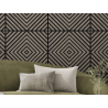 Mexen Linea 03 acoustic wall panel 60 x 60 cm (4 pcs), 9 mm felt, technical veneer, Grey Oak - S110-60607-03-043