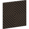 Mexen Linea 03 acoustic wall panel 60 x 60 cm (4pcs), 9 mm felt, technical veneer, Mocca Oak - S110-60607-03-045