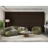 Mexen Linea 05 Acoustic Wall Panel 60 x 60 cm (4 pcs), 9 mm Felt, Technical Veneer, Mocca Oak - S110-60607-05-045