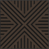 Mexen Linea 06 acoustic wall panel 60 x 60 cm (4 pcs), 9 mm felt, technical veneer, Mocca Oak - S110-60607-06-045
