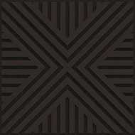 Mexen Linea 06 acoustic wall panel 60 x 60 cm (4 pcs.), felt 9 mm, technical veneer, Black Oak - S110-60607-06-046