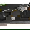 Mexen Tomas 2-compartment granite sink with a kitchen mixer tap Rita, Black/Gold metallic - 6516-75-670300-50