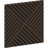 Mexen Linea 08 acoustic wall panel 60 x 60 cm (4 pcs), 9 mm felt, technical veneer, Mocca Oak - S110-60607-08-045