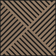 Mexen Linea 08 acoustic wall panel 60 x 60 cm (4 pcs.), 9 mm felt, technical veneer, Light Walnut - S110-60607-08-047