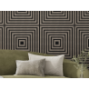 Mexen Linea 13 acoustic wall panel 60 x 60 cm (4 pcs), 9 mm felt, technical veneer, Gray Oak - S110-60607-13-043