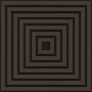 Mexen Linea 13 acoustic wall panel 60 x 60 cm (4 pcs), 9 mm felt, technical veneer, Mocca Oak - S110-60607-13-045