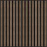 Mexen Linea 15 acoustic wall panel 60 x 60 cm (4 pcs), 9 mm felt, technical veneer, Dark Walnut - S110-60607-15-044