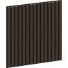 Mexen Linea 15 acoustic wall panel 60 x 60 cm (4 pcs), 9 mm felt, technical veneer, Mocca Oak - S110-60607-15-045