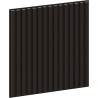 Mexen Linea 15 acoustic wall panel 60 x 60 cm (4 pcs), 9 mm felt, technical veneer, Black Oak - S110-60607-15-046