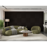 Mexen Linea 15 acoustic wall panel 60 x 60 cm (4 pcs), 9 mm felt, technical veneer, Black Oak - S110-60607-15-046