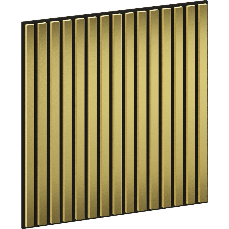 Mexen Linea 15 acoustic wall panel 60 x 60 cm (4 pcs), 9 mm felt, technical veneer, Gold - S110-60607-15-057