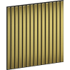 Mexen Linea 15 acoustic wall panel 60 x 60 cm (4 pcs), 9 mm felt, technical veneer, Gold - S110-60607-15-057