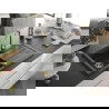 Mexen Bruno 1-compartment granite sink with a drip tray and kitchen mixer tap Telma, spotted black - 6513-76-670200-50