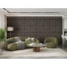 Mexen Linea 25 acoustic wall panel 60 x 60 cm (4 pcs), 9 mm felt, technical veneer, Gray Oak - S110-60607-25-043