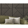 Mexen Linea 25 acoustic wall panel 60 x 60 cm (4 pcs), 9 mm felt, technical veneer, Gray Oak - S110-60607-25-043