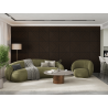 Mexen Linea 25 acoustic wall panel 60 x 60 cm (4 pieces), 9 mm felt, technical veneer, Mocca Oak - S110-60607-25-045