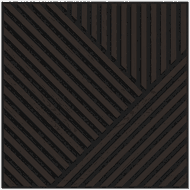 Mexen Linea 25 acoustic wall panel 60 x 60 cm (4 pcs), 9 mm felt, technical veneer, Black Oak - S110-60607-25-046