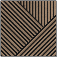 Mexen Linea 25 acoustic wall panel 60 x 60 cm (4 pieces), felt 9 mm, technical veneer, Light Walnut - S110-60607-25-047
