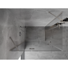 Mexen Mist-H Duo shower enclosure, hinged left, 120 x 85 cm, transparent, brushed nickel - 8A5-120L-085P-97-00