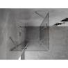 Mexen Mist-H Duo Shower Cabin Hinged 90 x 90 cm, Transparent, Brushed Nickel - 8A5-090L-090P-97-00