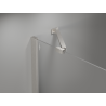 Mexen Mist-H Duo Shower Cabin Hinged Right 100 x 110 cm, Transparent, Brushed Nickel - 8A5-100L-110P-97-00