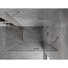 Mexen Mist-H Duo Right Pivot Shower Cabin 105 x 110 cm, Transparent, Brushed Nickel - 8A5-105L-110P-97-00