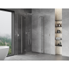 Mexen Mist-H Duo Swing Shower Cabin 110 x 110 cm, Transparent, Brushed Nickel - 8A5-110L-110P-97-00