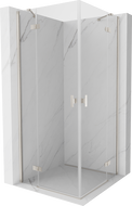 Mexen Mist-H Duo hinged shower cabin 70 x 70 cm, transparent, chrome - 8A5-070L-070P-01-00
