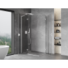 Mexen Mist-H L Duo shower cabin hinged left 95 x 75 cm, transparent, white - 8A5L-095L-075P-20-00