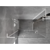 Mexen Mist-H L Duo Swing Shower Enclosure Left 105 x 80 cm, Transparent, White - 8A5L-105L-080P-20-00