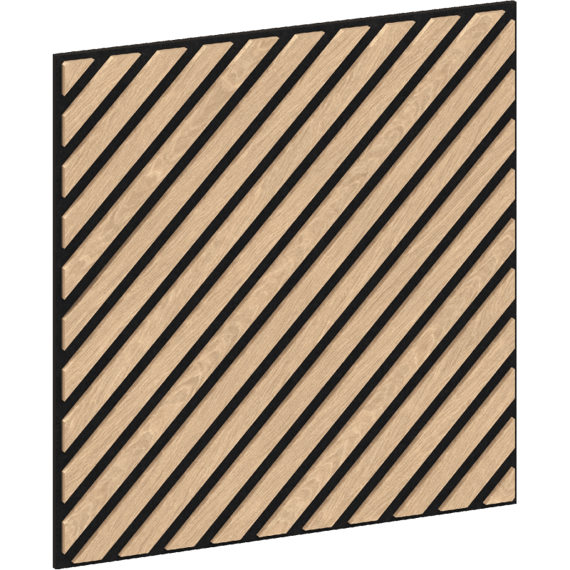 Mexen Lam-B Wall Slats 275 x 30 cm, 4 mm HDF Board, Technical Veneer, Sand Oak - S100-275307-3015-001