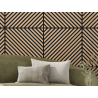 Mexen Lam-B Wall Slats 275 x 30 cm, 4 mm HDF Board, Technical Veneer, Sand Oak - S100-275307-3015-001