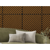 Mexen Lam-B Wall Slats 275 x 30 cm, 4 mm HDF Board, Technical Veneer, Sand Oak - S100-275307-3015-001