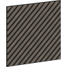 Mexen Lam-B Wall Slats 275 x 30 cm, 4 mm HDF Board, Technical Veneer, Sand Oak - S100-275307-3015-001