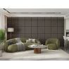 Mexen Linea 39 acoustic wall panel 60 x 60 cm (4 pcs), 9 mm felt, technical veneer, Gray Oak - S110-60607-39-043