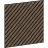 Mexen Lam-B Wall Slats 275 x 30 cm, 4 mm HDF Board, Technical Veneer, Sand Oak - S100-275307-3015-001