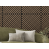 Mexen Lam-B Wall Slats 275 x 30 cm, 4 mm HDF Board, Technical Veneer, Sand Oak - S100-275307-3015-001
