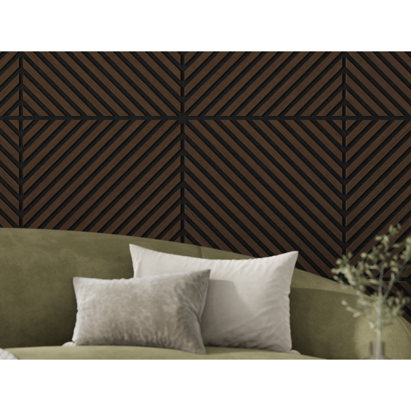 Mexen Lam-B Wall Slats 275 x 30 cm, 4 mm HDF Board, Technical Veneer, Sand Oak - S100-275307-3015-001