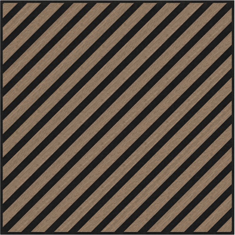 Mexen Lam-B Wall Slats 275 x 30 cm, 4 mm HDF Board, Technical Veneer, Sand Oak - S100-275307-3015-001
