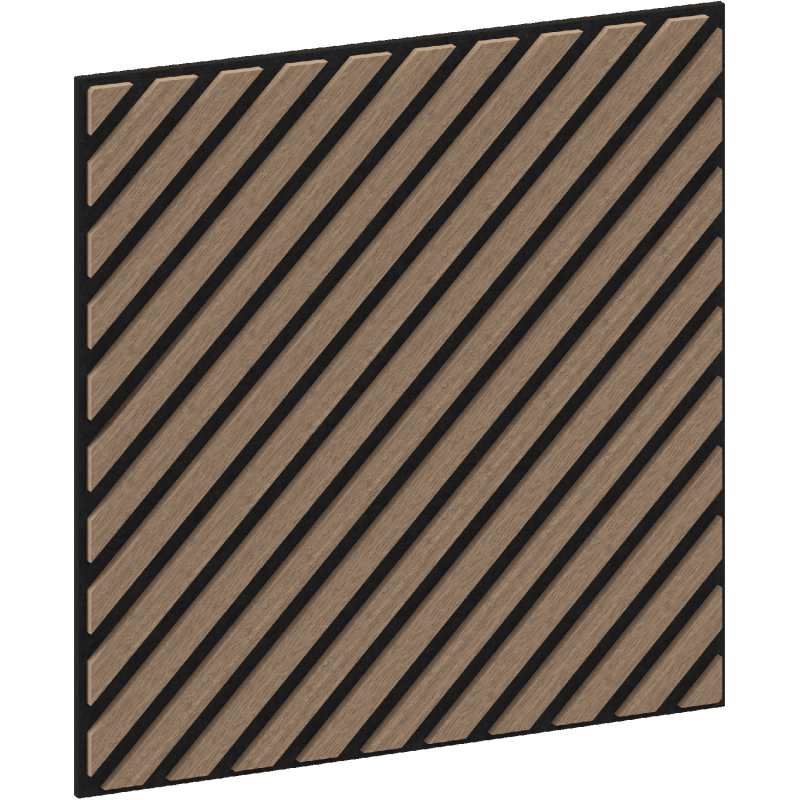 Mexen Lam-B Wall Slats 275 x 30 cm, 4 mm HDF Board, Technical Veneer, Sand Oak - S100-275307-3015-001