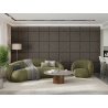 Mexen Linea 01 acoustic wall panel 60 x 60 cm (4 pcs), 9 mm felt, technical veneer, Gray Oak - S110-60607-01-043
