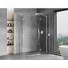 Mexen Mist-H L Duo Swing Shower Enclosure Right 70 x 90 cm, Transparent, White - 8A5L-070L-090P-20-00
