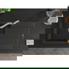 Mexen Leo 1-compartment granite sink with a drip tray and kitchen mixer tap Duero, Black/Gold metallic - 6501-75-671600-00